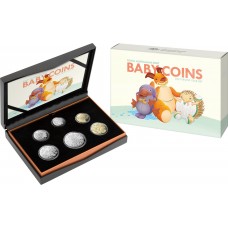 AUSTRALIA 2021 . BABY PROOF SET . NEW DESIGN COINS